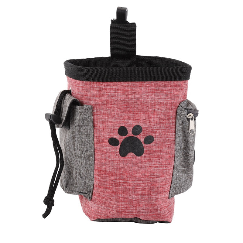 KFX-2699965 Durable Pet Treat Belt Bag for Dogs - Oxford Fabric, All Seasons, 17x13cm
