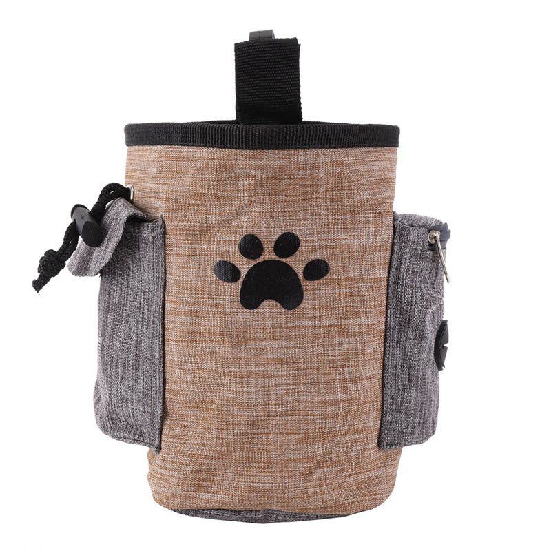 KFX-2699965 Durable Pet Treat Belt Bag for Dogs - Oxford Fabric, All Seasons, 17x13cm