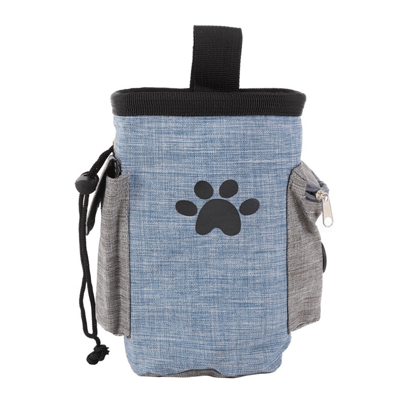 KFX-2699965 Durable Pet Treat Belt Bag for Dogs - Oxford Fabric, All Seasons, 17x13cm