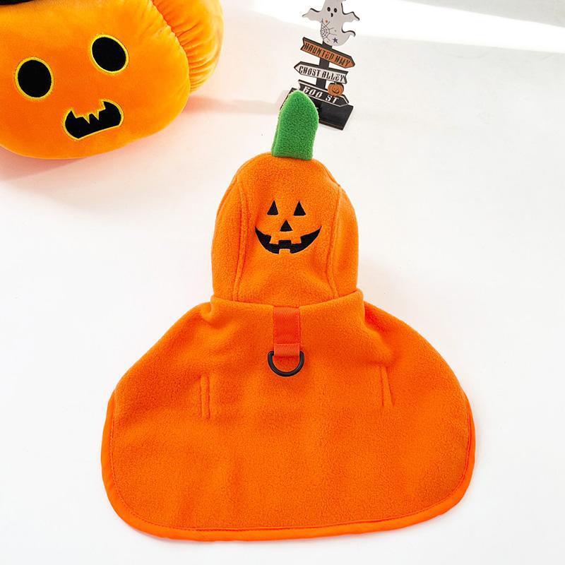 KFX-2703165 Adorable Pet Halloween Cloak for Cats and Dogs - Pumpkin, Ghost, and Bat Designs - Available in Multiple Sizes