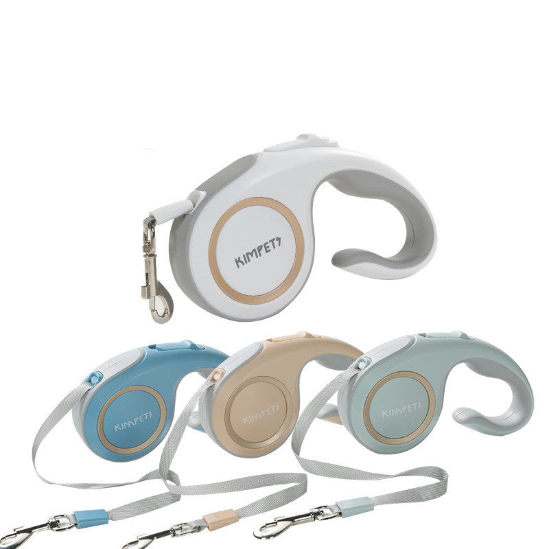 KFX-2703293 Automatic Retractable Leash for Dogs – 3M Telescopic, Durable ABS Handle, Non-Slip Rubber Grip