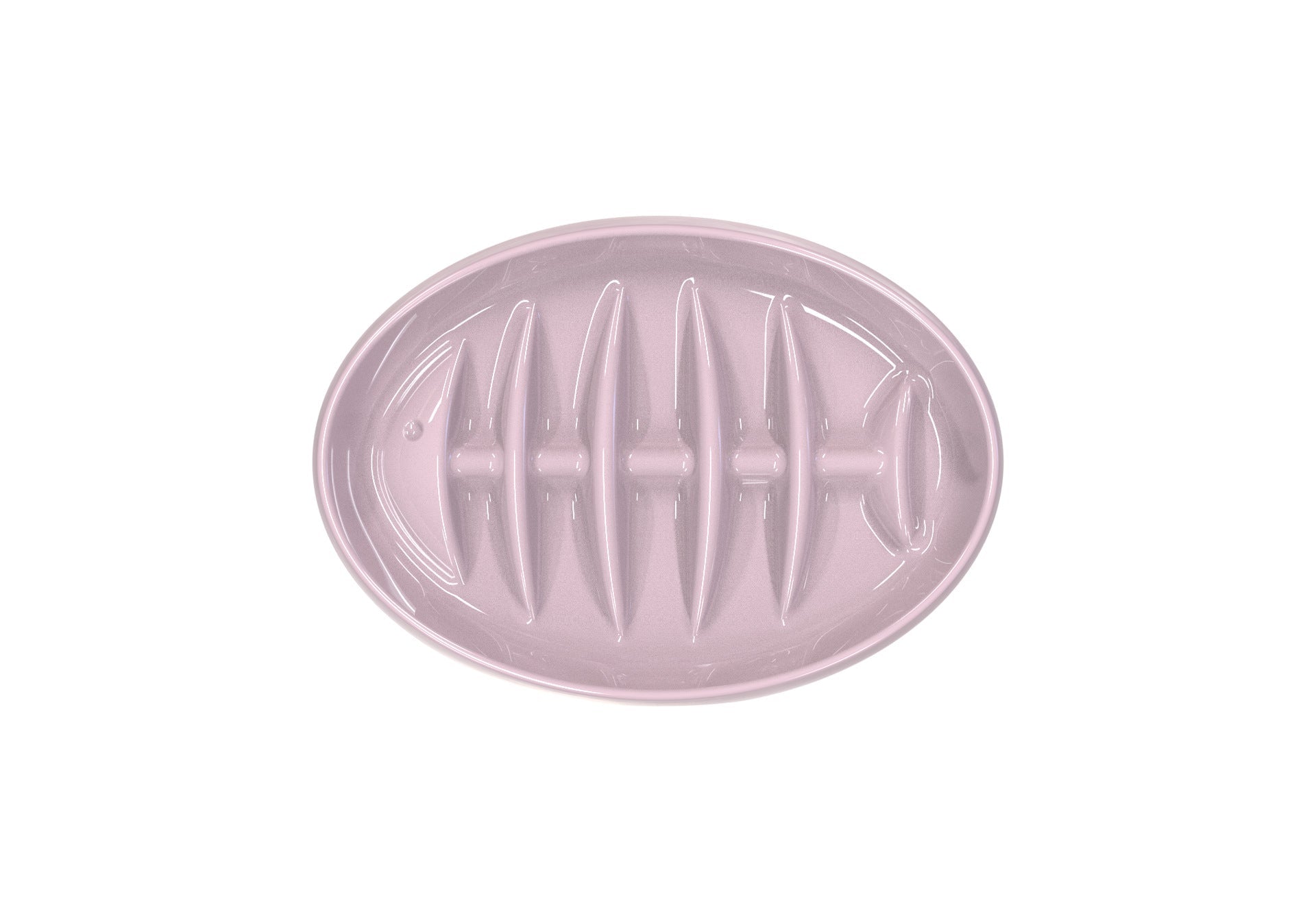 KFX-2703677 Fishbone Slow Feeder Bowl for Cats and Dogs – Anti-Gulping Interactive Pet Dish