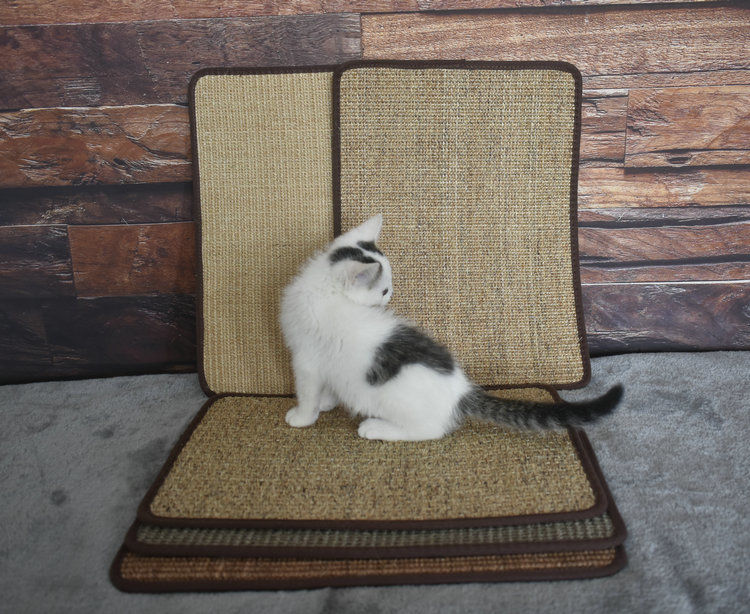 KFX-2705341 Sisal Cat Scratch Pad - Durable Anti-Scratch Furniture Protector in Random Colors