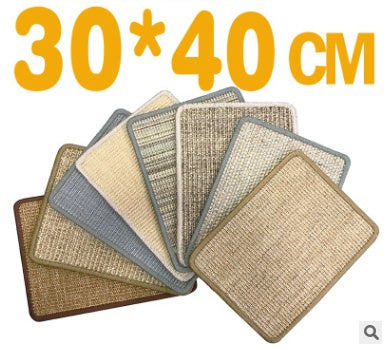 KFX-2705341 Sisal Cat Scratch Pad - Durable Anti-Scratch Furniture Protector in Random Colors