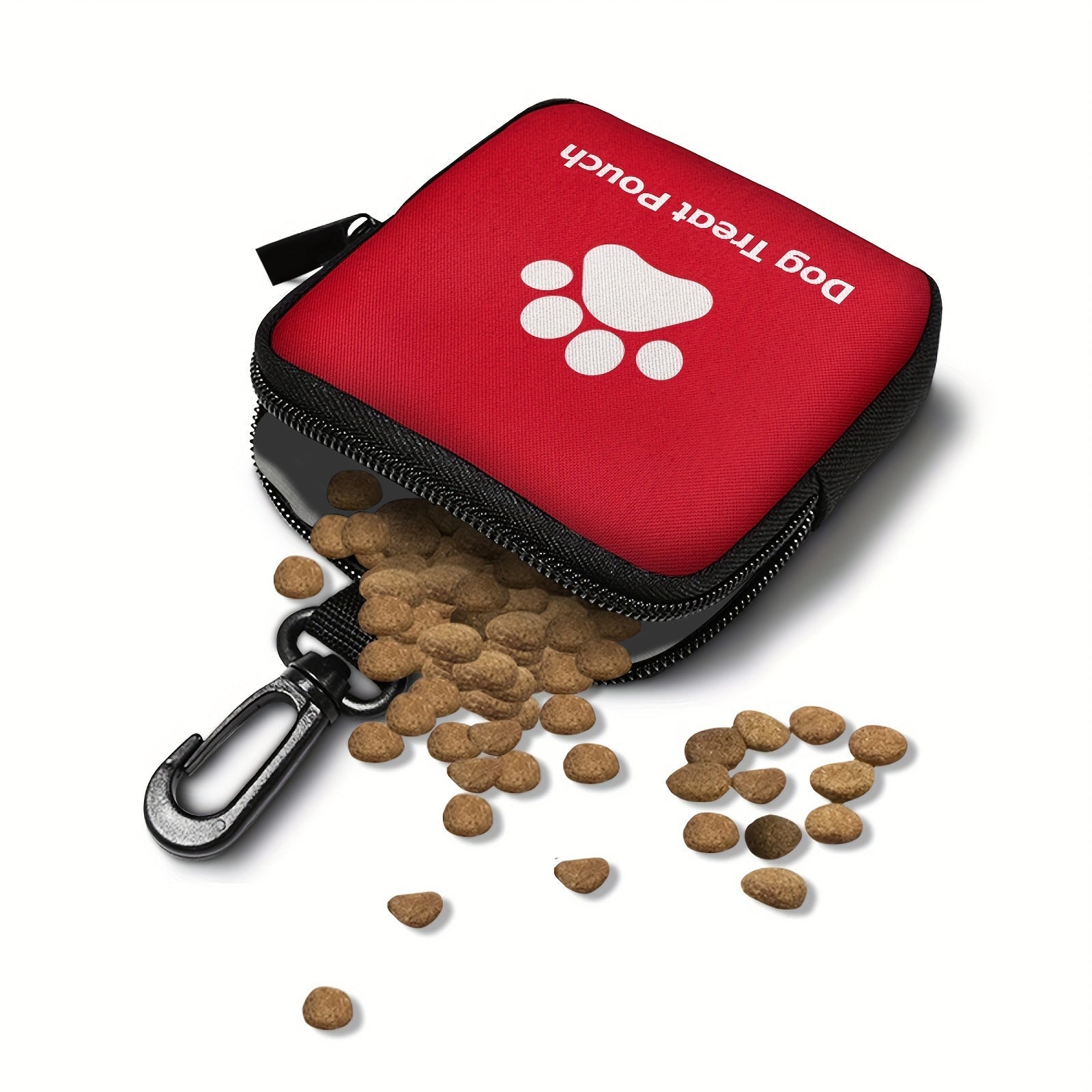 KFX-2705725 Portable Oxford Pet Snack Pack with Zipper Closure - Available in Red, Black, Purple, and Blue