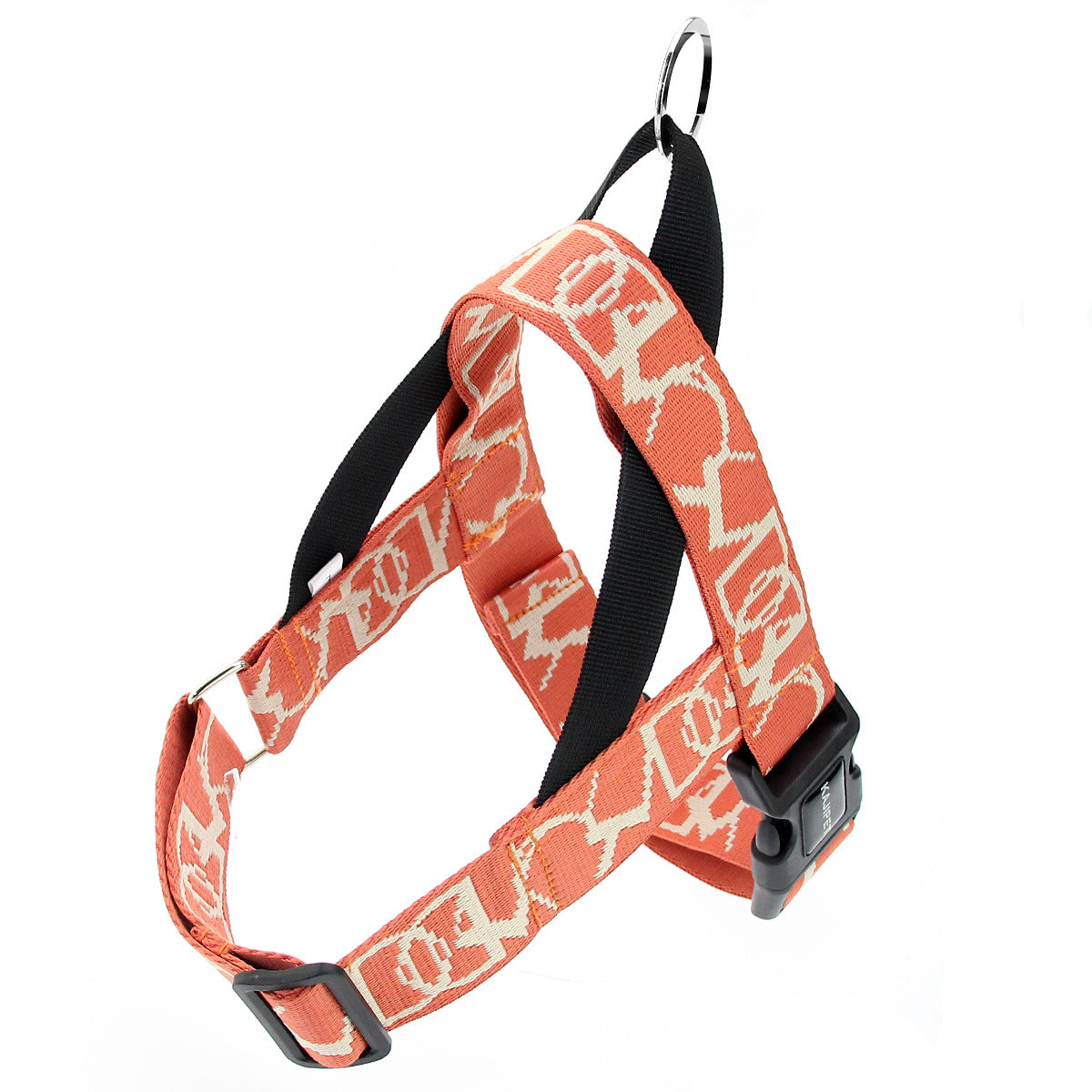 KFX-2708541 Adjustable Nylon Vest-style Collar and Chest Strap Set for Small to Medium Dogs