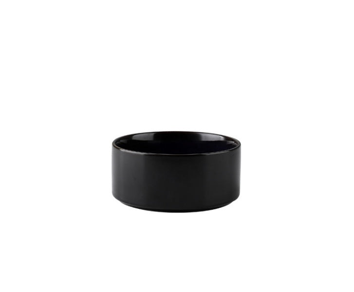 KFX-2709437 Elegant Ceramic Cat Food Bowl - Stain-Resistant, Easy to Clean, Durable Design