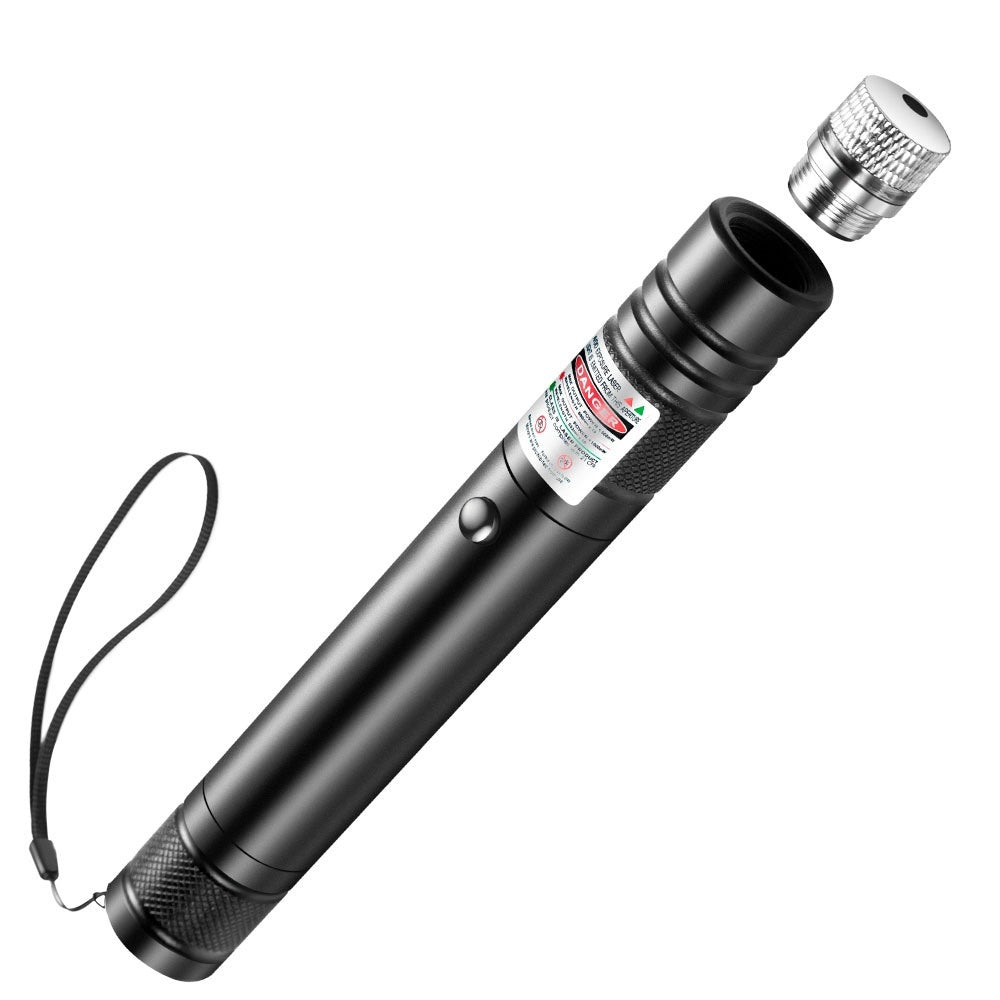KFX-2710077 Rechargeable Infrared Laser Pointer with Four-Pattern Starry-Sky Head for Cats