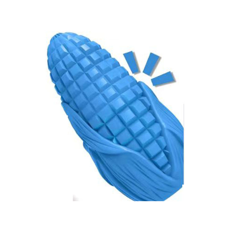 KFX-2710717 Durable Squeaky Dog Chew Toy for Aggressive Chewers - Interactive Corn Stick Design for Medium and Large Breeds