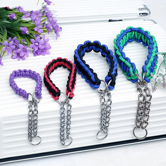 KFX-2711229 Woven Nylon Pet Collar Bandana in Multiple Colors and Sizes