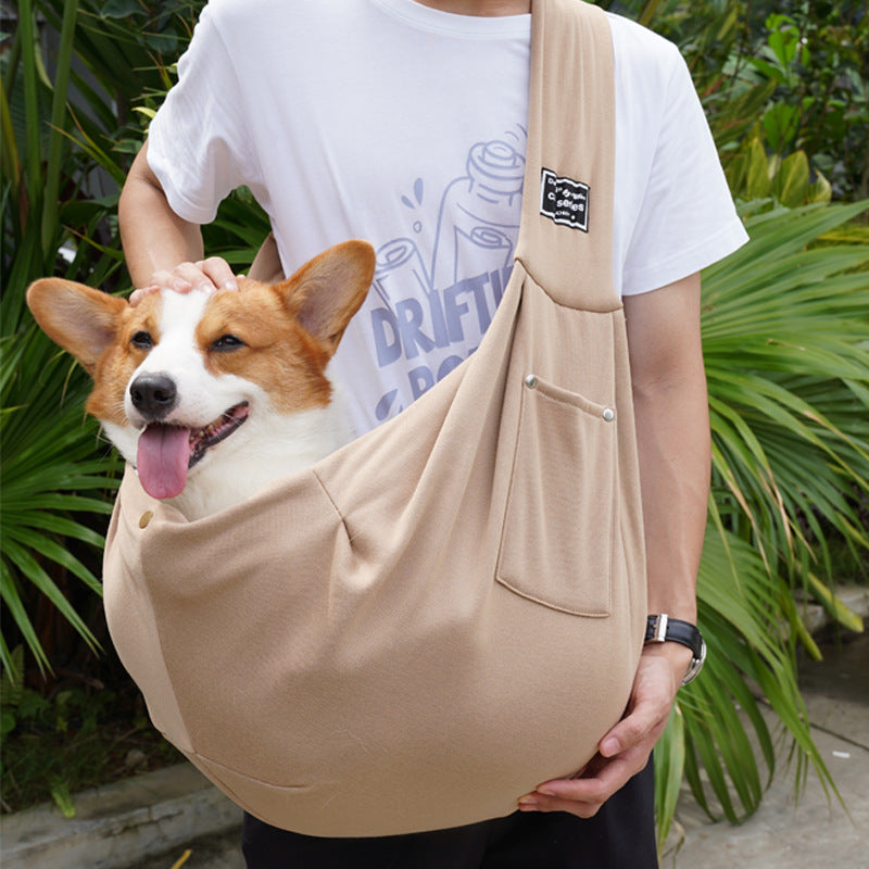 KFX-2711485 Crossbody Shoulder Bag for Pets with Mobile Phone Pocket - Available in Multiple Colors