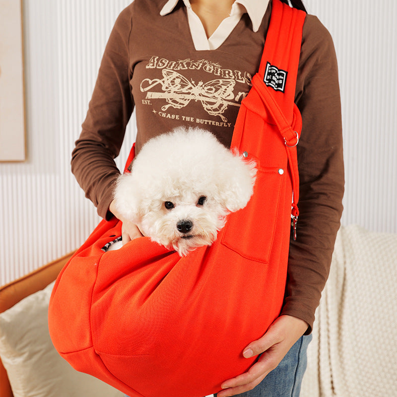 KFX-2711485 Crossbody Shoulder Bag for Pets with Mobile Phone Pocket - Available in Multiple Colors