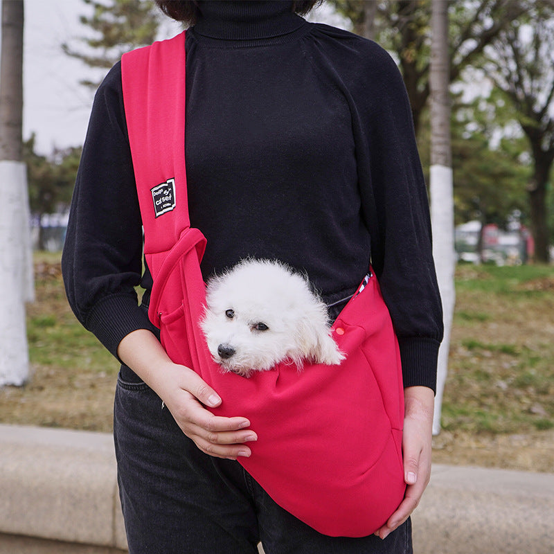 KFX-2711485 Crossbody Shoulder Bag for Pets with Mobile Phone Pocket - Available in Multiple Colors