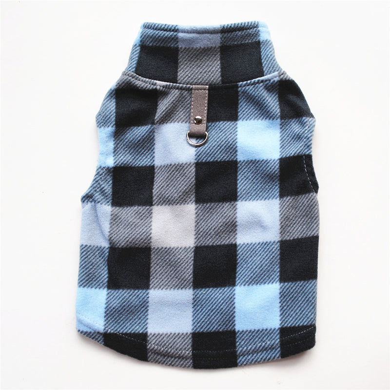 KFX-2715581 Autumn and Winter Polar Fleece Dog Sweater with Stand-up Collar in Various Colors and Sizes