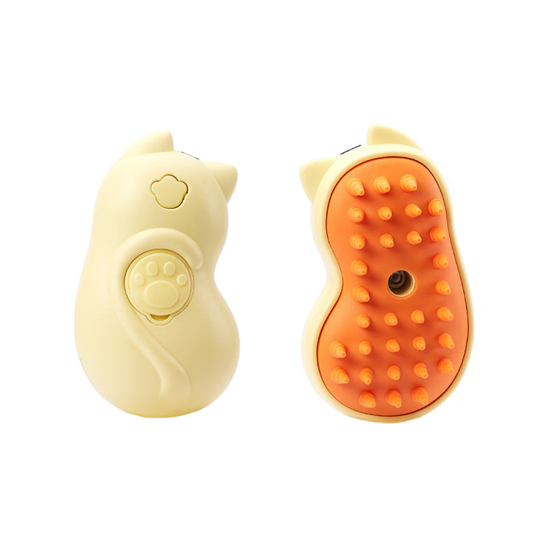KFX-2716477 3-in-1 Cat and Dog Grooming Brush with Steam Cleaning and Massage Function