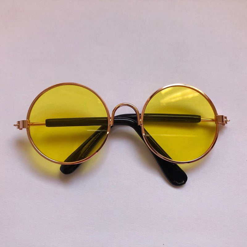 KFX-2716605 Medium Size Dog and Cat Sunglasses - Lightweight Plastic, Stylish Pet Accessory