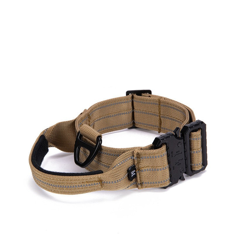 KFX-2716989 Reflective Quick Release Dog Collar in Multiple Colors for Safe Night Walks