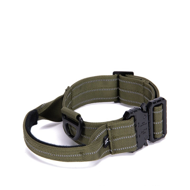 KFX-2716989 Reflective Quick Release Dog Collar in Multiple Colors for Safe Night Walks