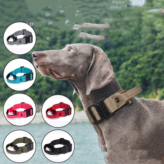 KFX-2716989 Reflective Quick Release Dog Collar in Multiple Colors for Safe Night Walks