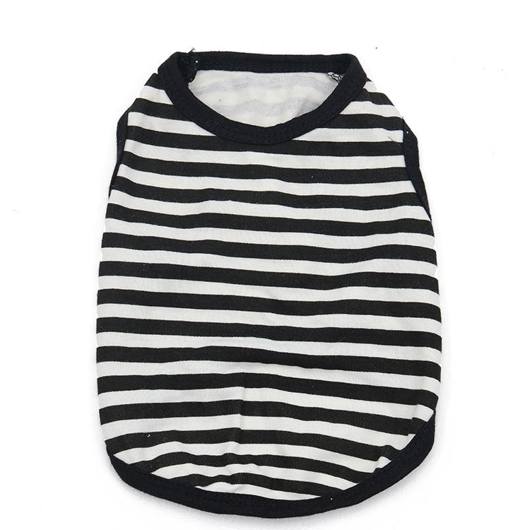KFX-2717373 Sleeveless Summer Dog Vest with "I Love My Mom and Dad" Design in Casual Style