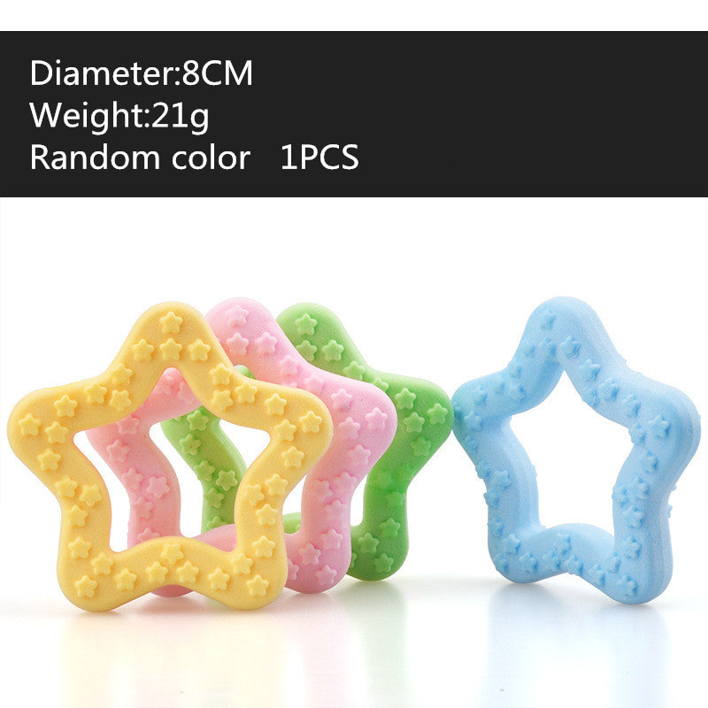 KFX-2719805 Interactive Rubber Chewing Toy for Pets - Durable TPR Design, 8cm