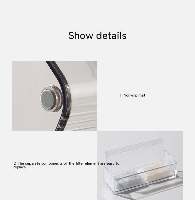 KFX-2720829 Stainless Steel Pet Induction Water Fountain - Wireless Design with Charging Cable