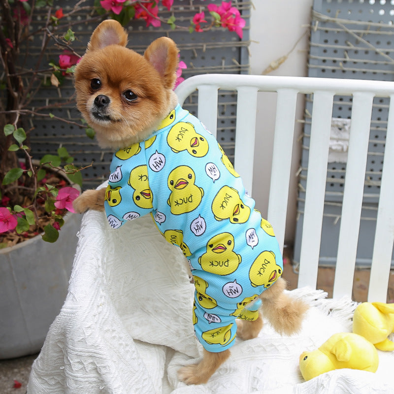 KFX-2721597 Cozy Polyester Pet Clothes for Dogs and Cats in Pink and Blue