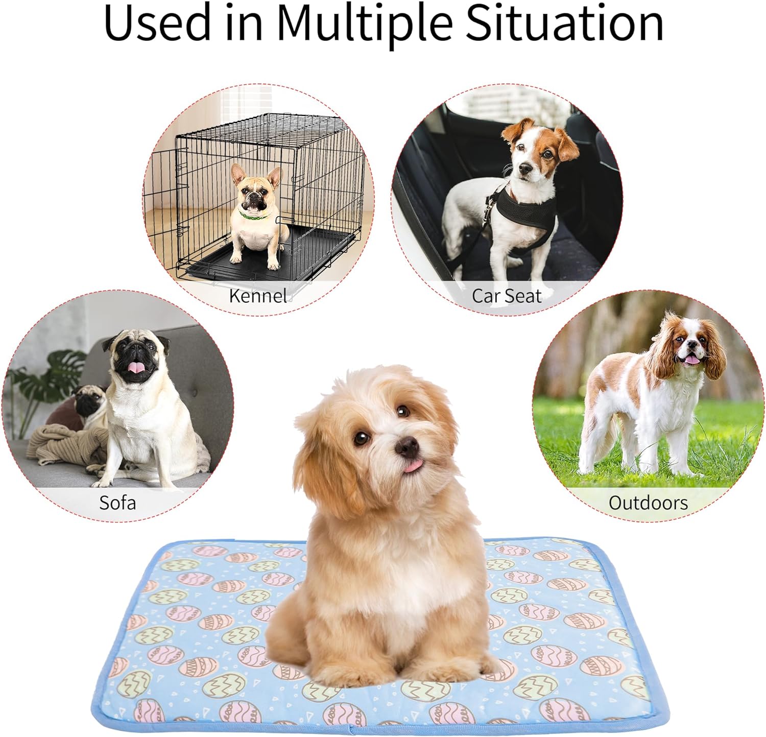 KFX-2722237 Cooling Mat for Cats and Dogs - Keep Your Pets Comfortable All Summer