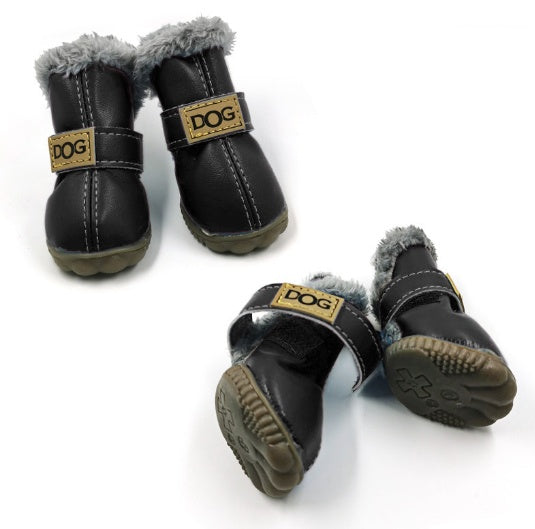 KFX-2727357 Dog Waterproof Warm Thick Snow Boots for Autumn and Winter in Various Colors and Sizes
