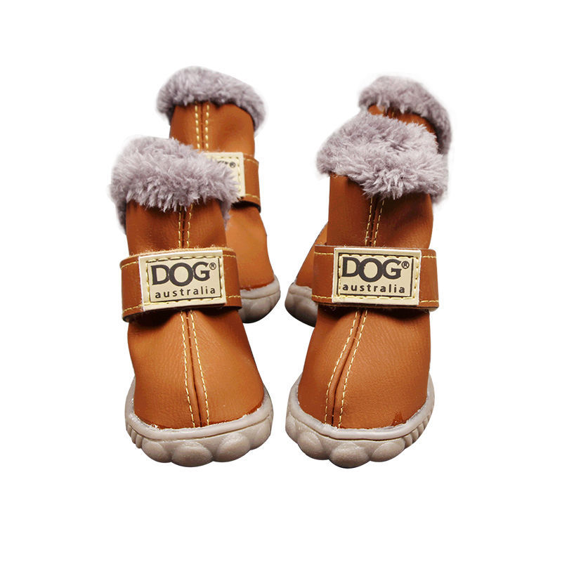 KFX-2727357 Dog Waterproof Warm Thick Snow Boots for Autumn and Winter in Various Colors and Sizes