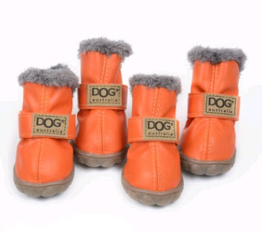 KFX-2727357 Dog Waterproof Warm Thick Snow Boots for Autumn and Winter in Various Colors and Sizes