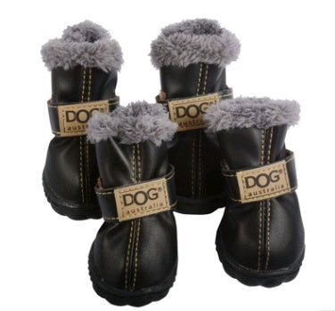KFX-2727357 Dog Waterproof Warm Thick Snow Boots for Autumn and Winter in Various Colors and Sizes