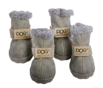 KFX-2727357 Dog Waterproof Warm Thick Snow Boots for Autumn and Winter in Various Colors and Sizes