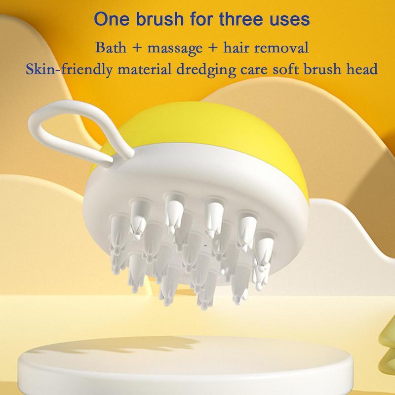 KFX-2727997 3-in-1 Dog Shampoo Brush with Massage Points for Effortless Bathing and Grooming