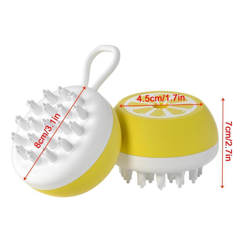 KFX-2727997 3-in-1 Dog Shampoo Brush with Massage Points for Effortless Bathing and Grooming