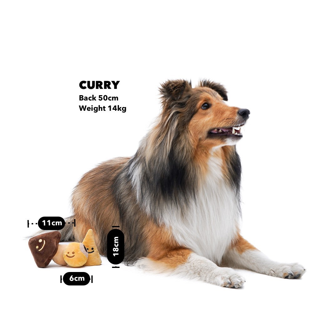 KFX-2730173 Tibetan Mushroom Plush Dog Vocal Toy Set - Simple and Stylish Design