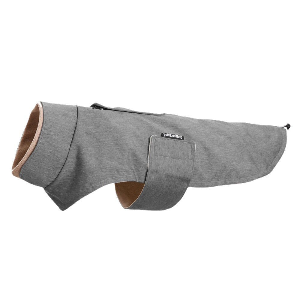KFX-2731069 Warm and Stain-Resistant Dog Vest for Medium to Large Dogs - Available in Rose Red, Light Blue, and Gray