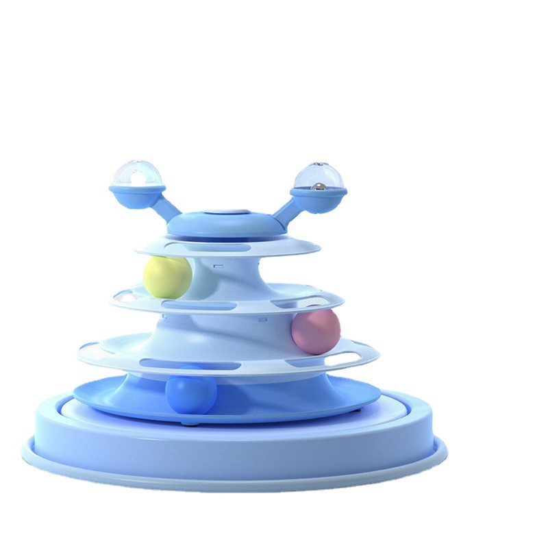 KFX-2731325 Four-Layer Personalized Track Cat Toy in Various Colors