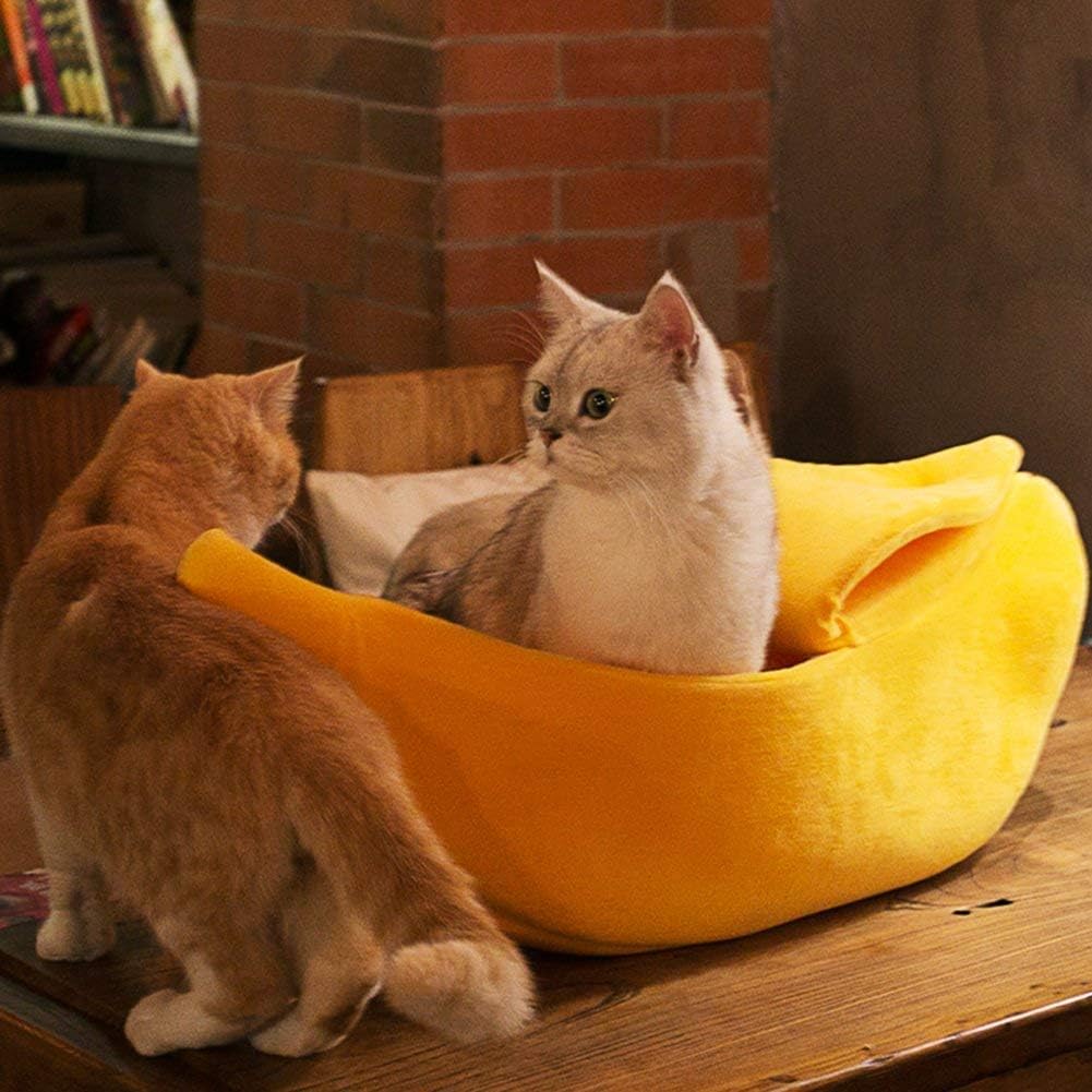 KFX-2733757 Large Soft and Warm Cat Bed House for Cats, Kittens, Rabbits, and Small Dogs - Cozy Cuddle Design