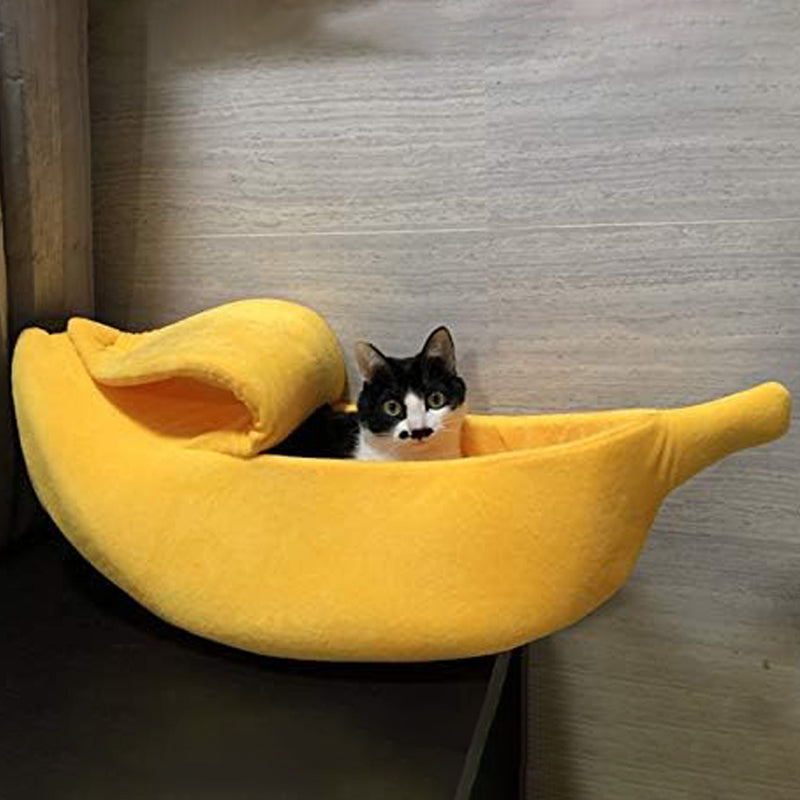 KFX-2733757 Large Soft and Warm Cat Bed House for Cats, Kittens, Rabbits, and Small Dogs - Cozy Cuddle Design