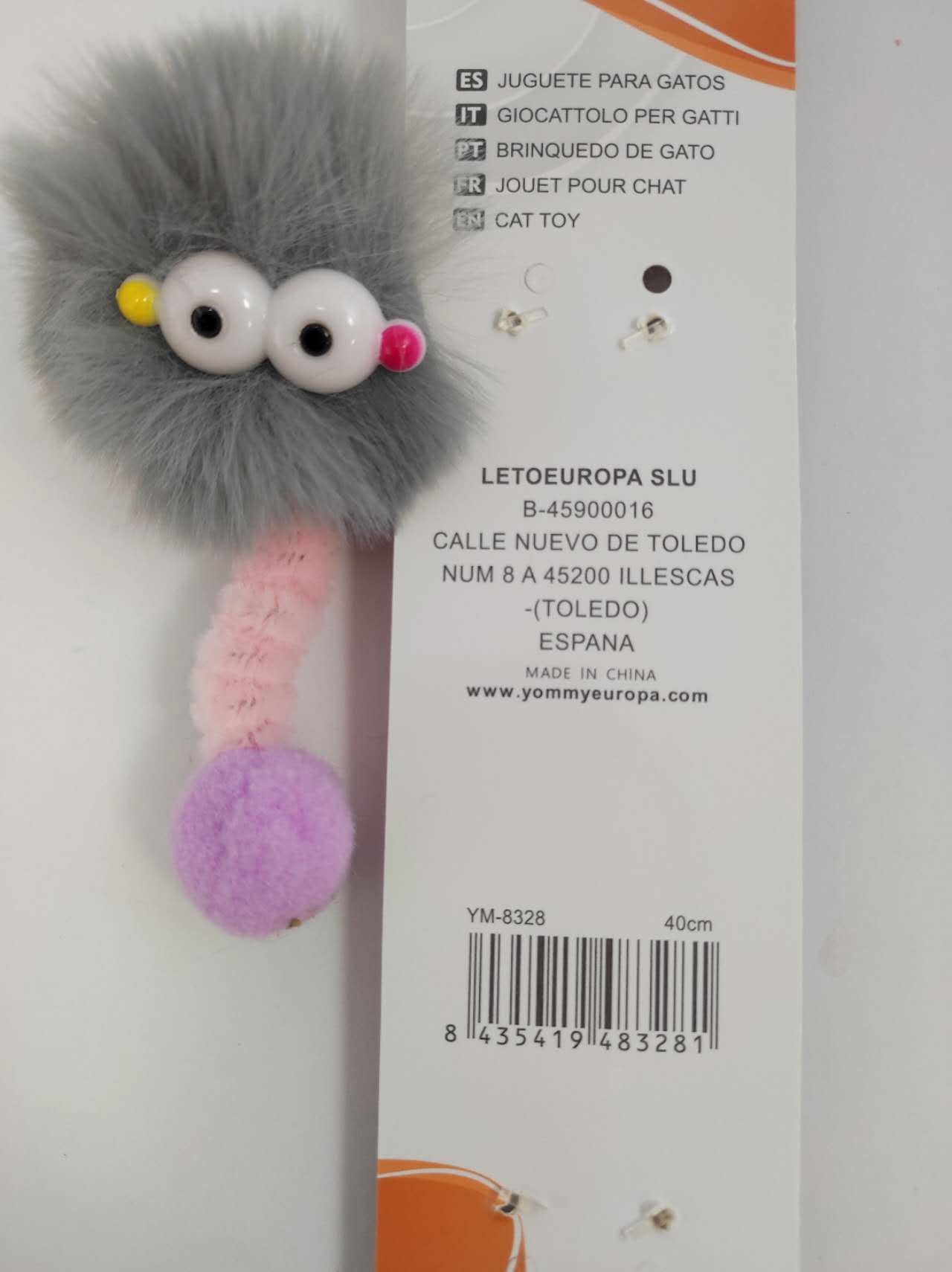 KFX-2737085 Big Eyes Interactive Cat Toy for Fun and Playful Engagement