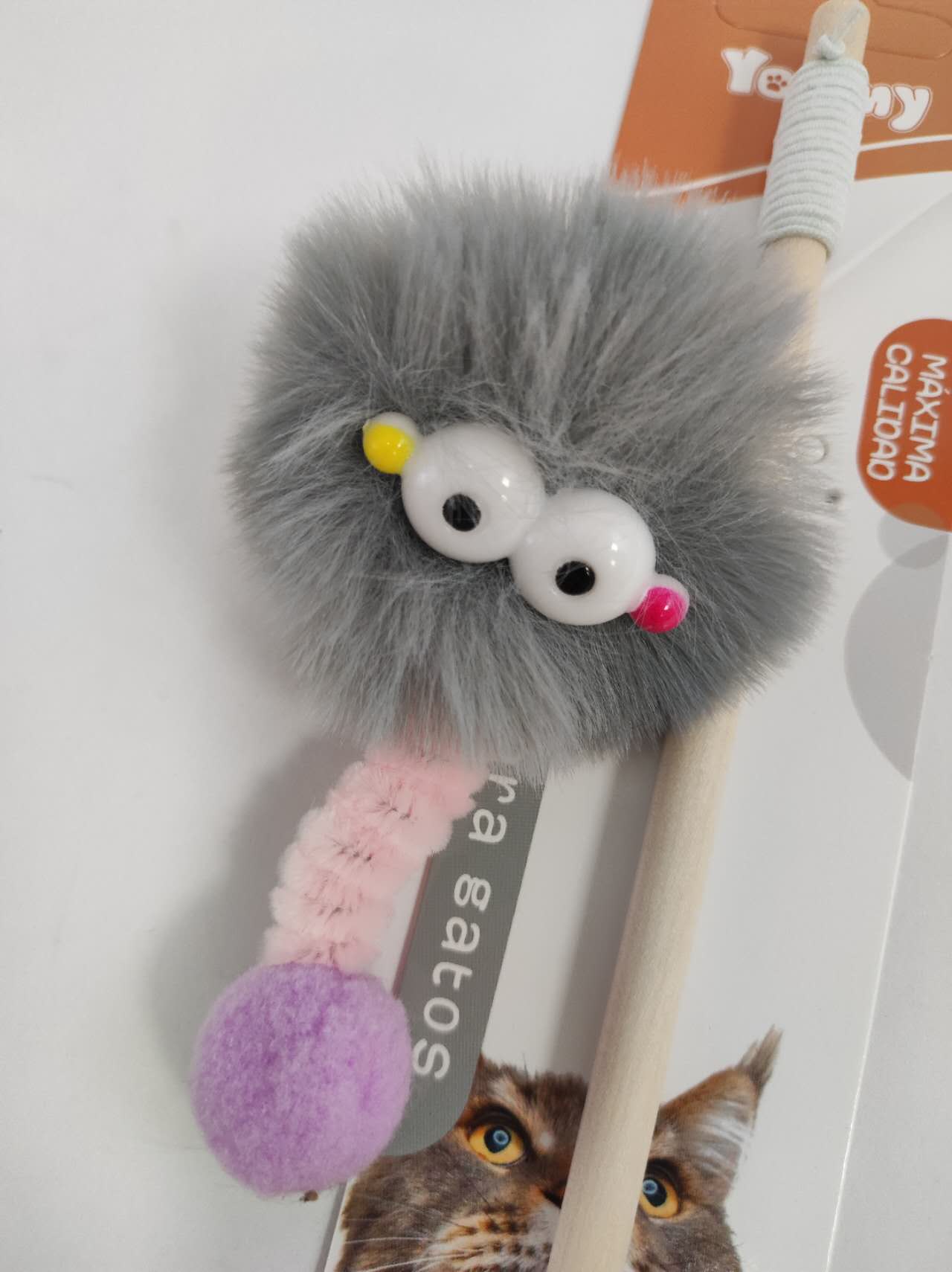 KFX-2737085 Big Eyes Interactive Cat Toy for Fun and Playful Engagement