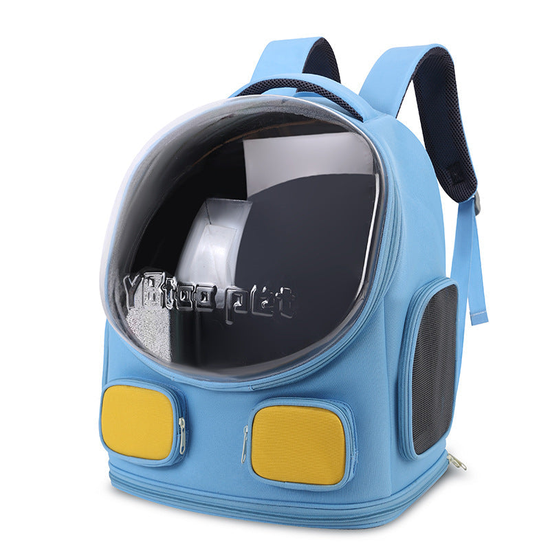 KFX-2738493 Spacious Outdoor Nylon Cat Backpack for Comfortable Travel