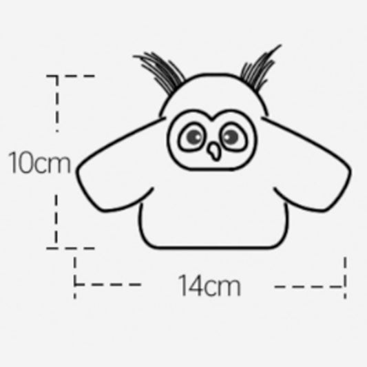 KFX-2739517 Interactive Rechargeable Automatic Owl Cat Toy with Catnip - Flapping Wings, Three Modes for Engaging Play