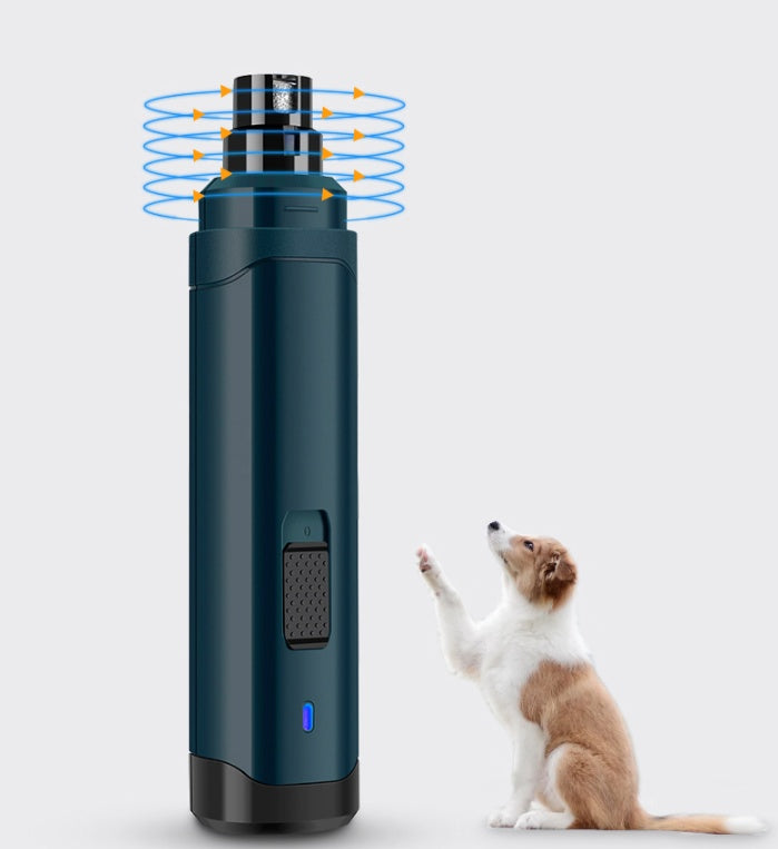 KFX-2740029 Silent Electric Pet Nail Polisher with 2 Speed Settings and 120 Minutes of Use