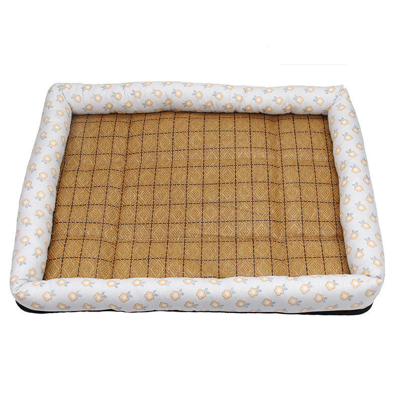 KFX-2740285 Cooling Summer Pet Ice Mat for Dogs and Cats - Breathable Square Bed in Various Colors