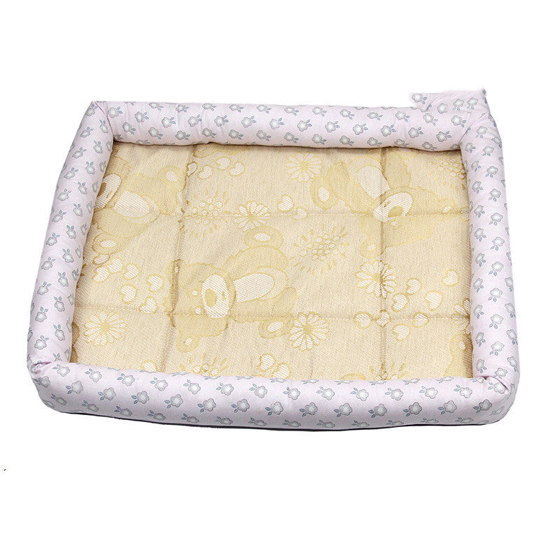 KFX-2740285 Cooling Summer Pet Ice Mat for Dogs and Cats - Breathable Square Bed in Various Colors
