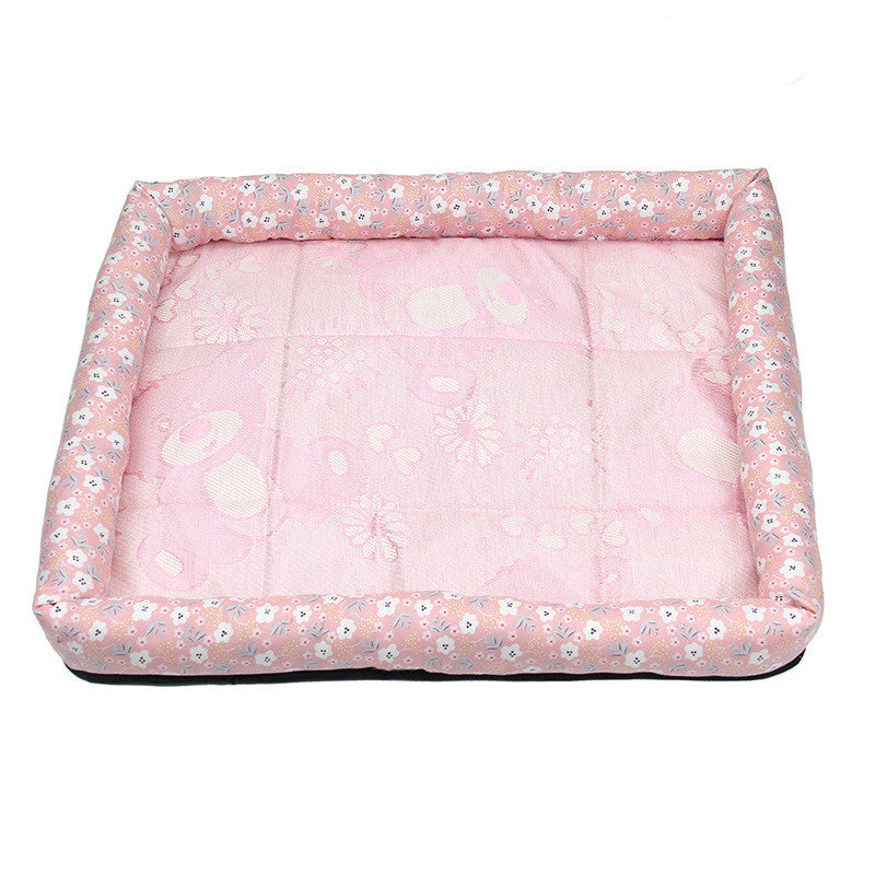 KFX-2740285 Cooling Summer Pet Ice Mat for Dogs and Cats - Breathable Square Bed in Various Colors