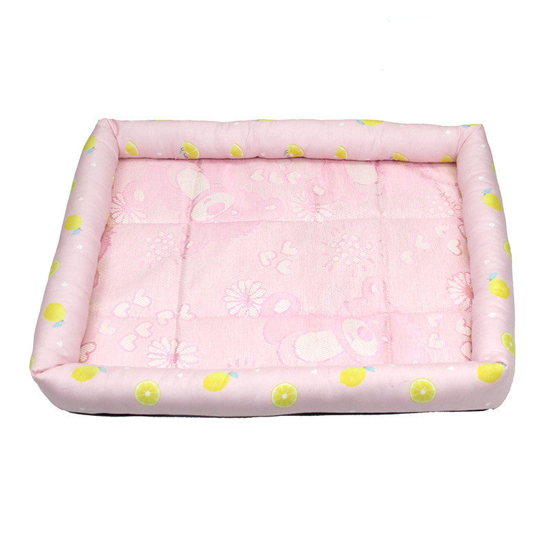KFX-2740285 Cooling Summer Pet Ice Mat for Dogs and Cats - Breathable Square Bed in Various Colors