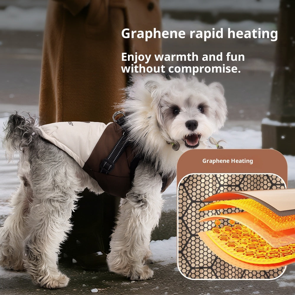 KFX-2740797 Sapphire Blue Velvet Cold Protection Shell Jacket for Dogs, Sizes S-3XL